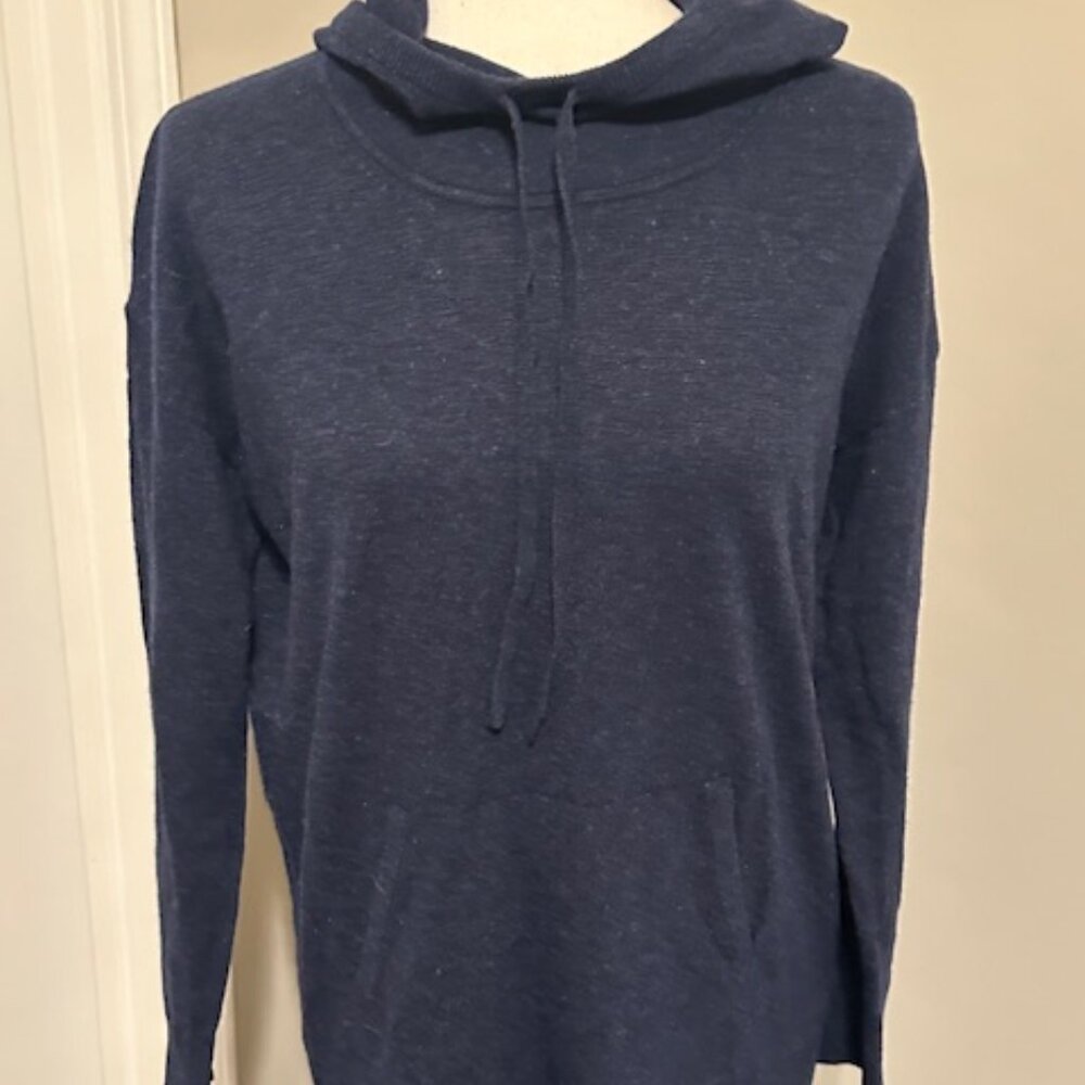 Banana Republic Navy Hooded Sweatshirt, Size XS
